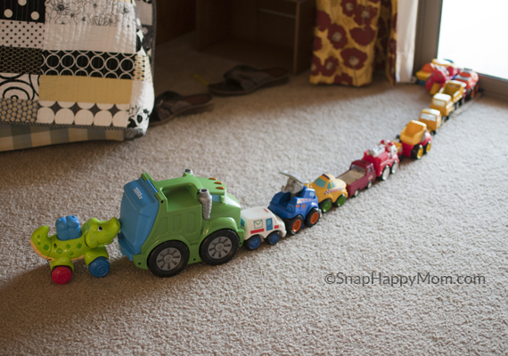 cars in a line