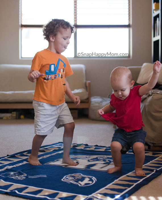 Kids Dancing at home