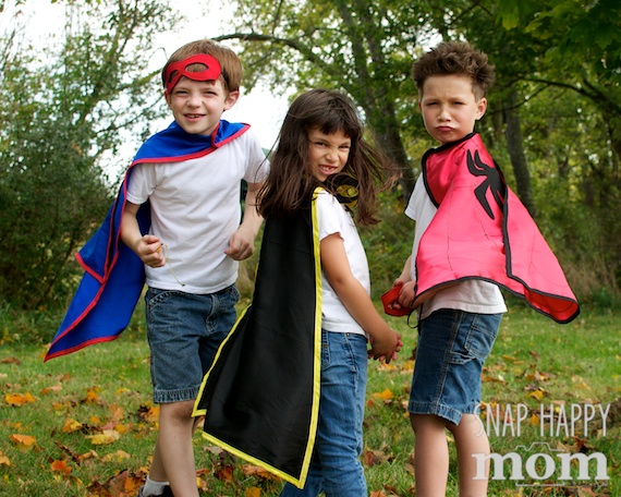 Super Hero Kids Photography - www.SnapHappyMom.com
