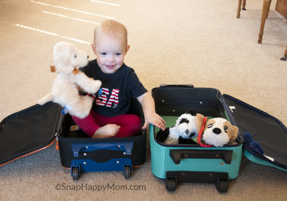 Wordless Wedsnesday: Playing WIth Suitcases