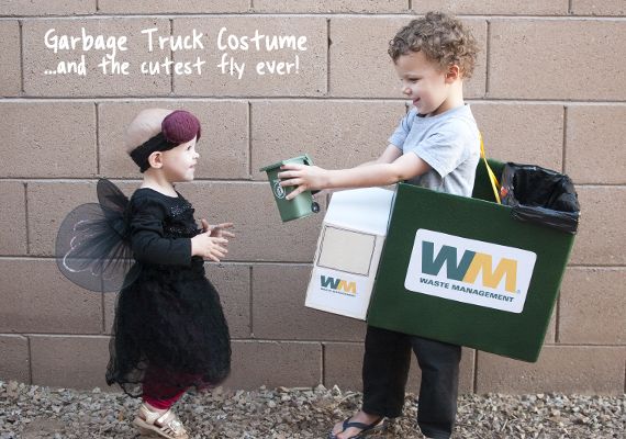 Garbage Truck Costume - Waste Management Family Theme - Snap Happy Mom