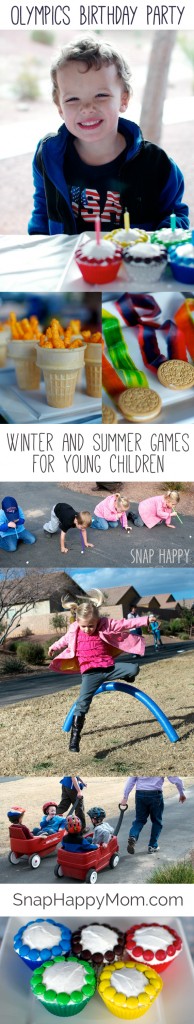 Olympic Birthday Party - SnapHappyMom.com