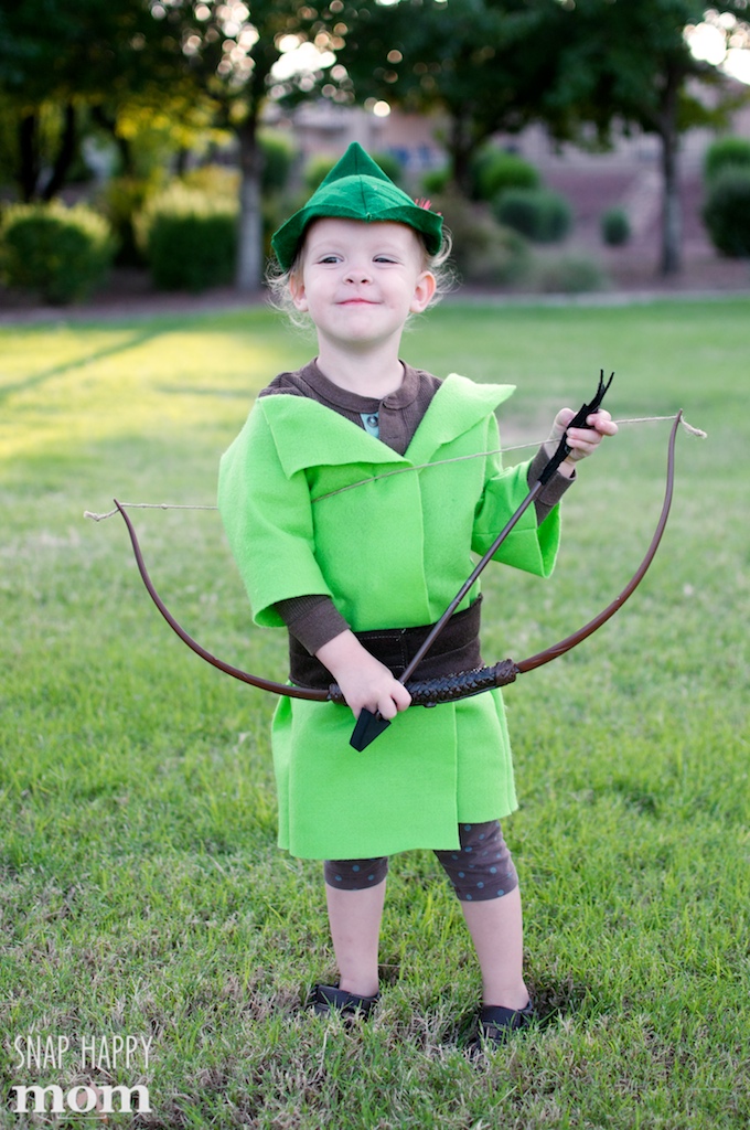 DIY Handmade kids Robin Hood and Friar Tuck Halloween costumes