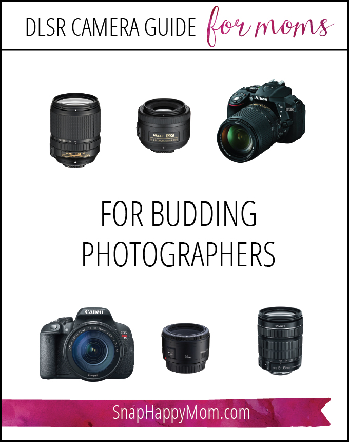 DSLR Camera Guide For Moms - What To Get For Budding Photographers - SnapHappyMom.com