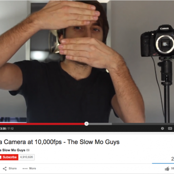 Understanding Shutter Speed Inside a Camera - With the Slow Mo Guys - SnapHappyMom.com