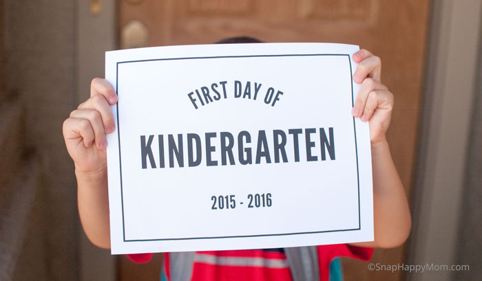 Tips For First Days Of School Pictures - SnapHappyMom.com