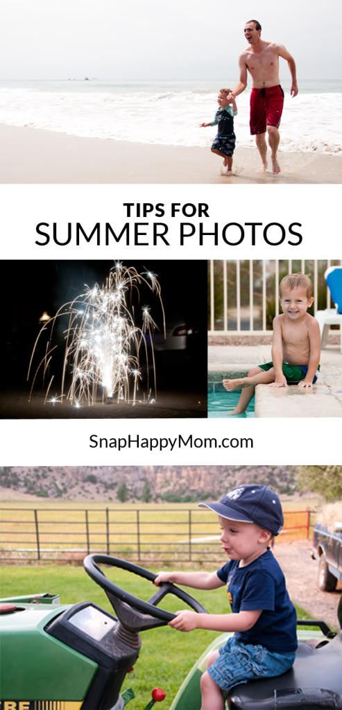 Tips For Summer Photos - SnapHappyMom.com