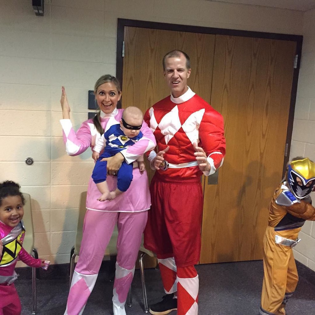 DIY Power Ranger Family Costumes