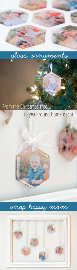 Glass Ornaments From Shutterfly - From Christmas to Year Round Decor - SnapHappyMom.com