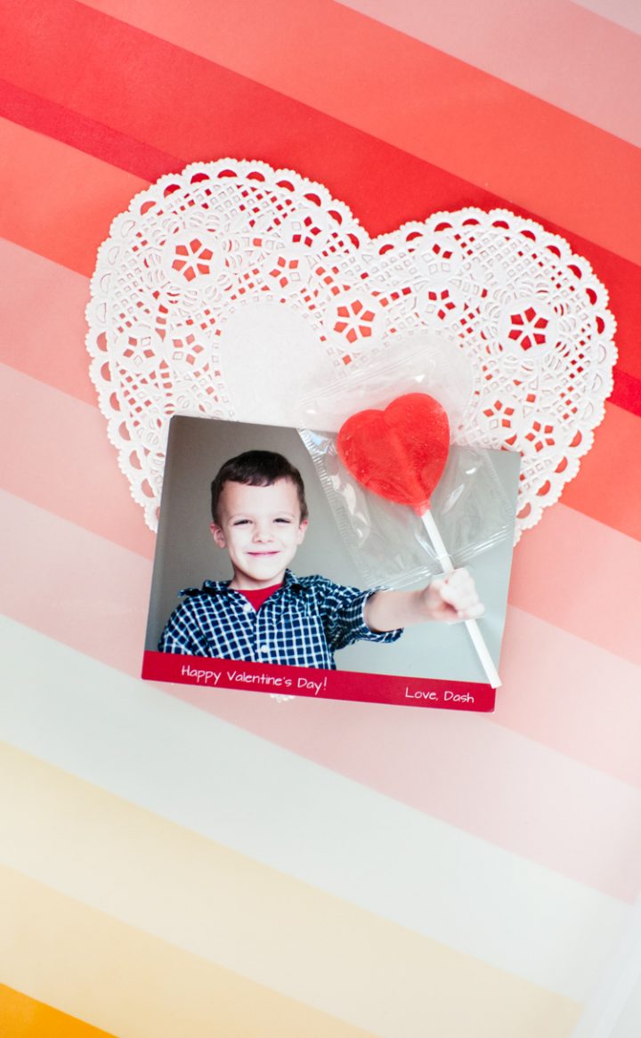 3D Lollipop Valentines Tutorial - The Cutest Photo Valentine for Kids ...