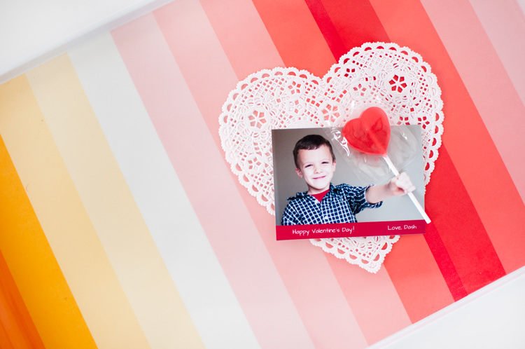 3-D Lollipop Photo Valentines - Three tips for how to take the perfect photo for 3-D Lollipop Valentines, and a tutorial for how to assemble them! From SnapHappyMom.com