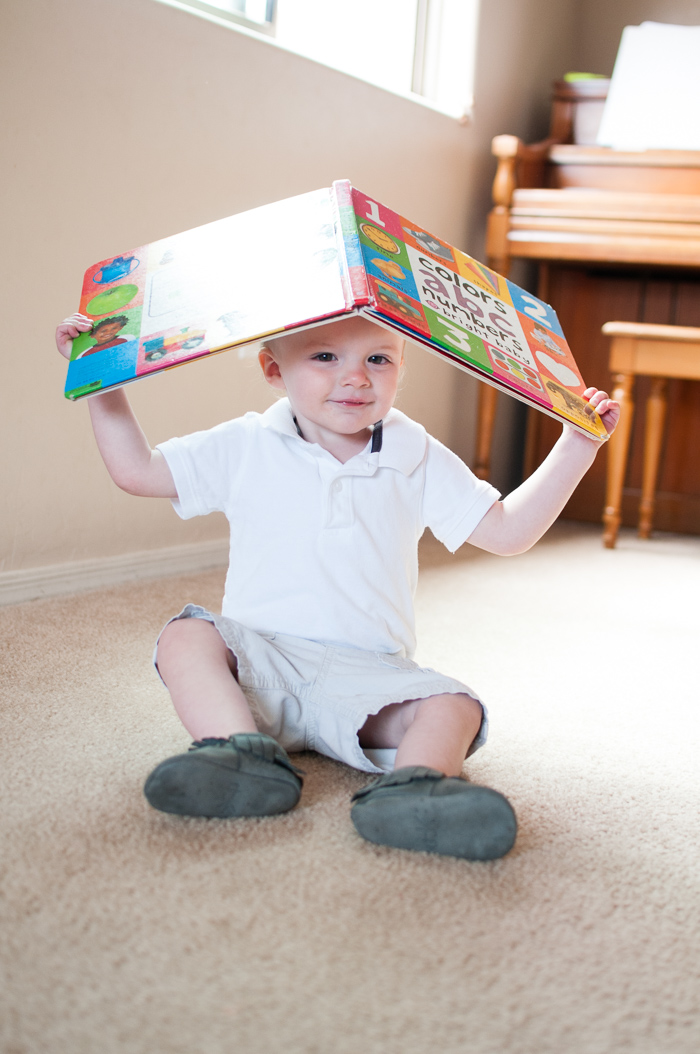 Learning How To Walk With Freshly Picked Moccasins - 20 month pictures to celebrate (finally) learning how to walk! - Snap Happy Mom