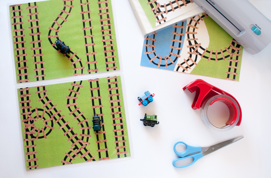 How To Laminate and Assemble a Play Mat - SnapHappyMom.com