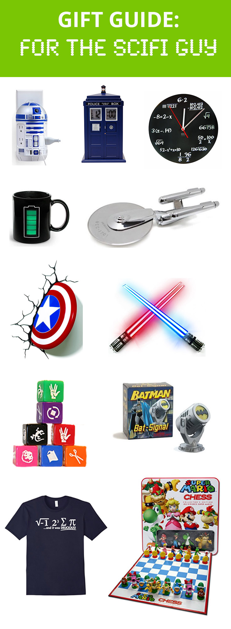 Gift guide for him: Your Sci-Fi Guy