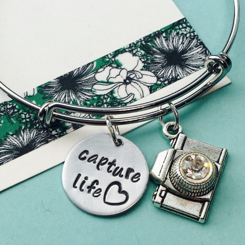 Capture Life Charm Bracelet - Photographer Gifts