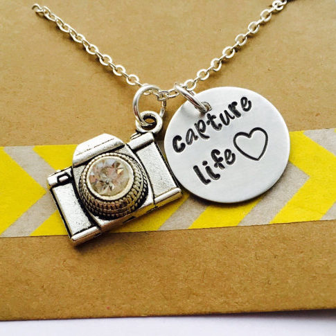 Capture Life Necklace - Photographer Gifts