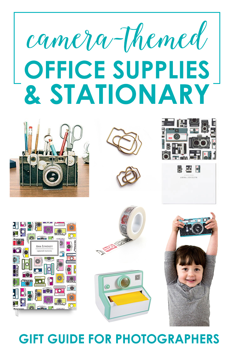 Camera-Themed Office Supplies and Stationary for Photography-Lovers!