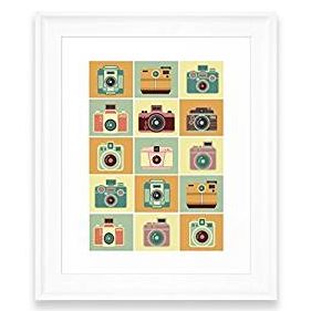 Vintage Camera Art, Vintage Camera Wall Print, Photography Print, Gift for  Photographer, Polaroid Camera Wall Art, Pop Art Print, Camera Art 