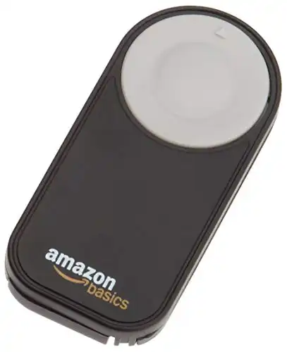 Amazon Basics Wireless Remote Control Shutter Release For Nikon Digital SLR Camera, Black