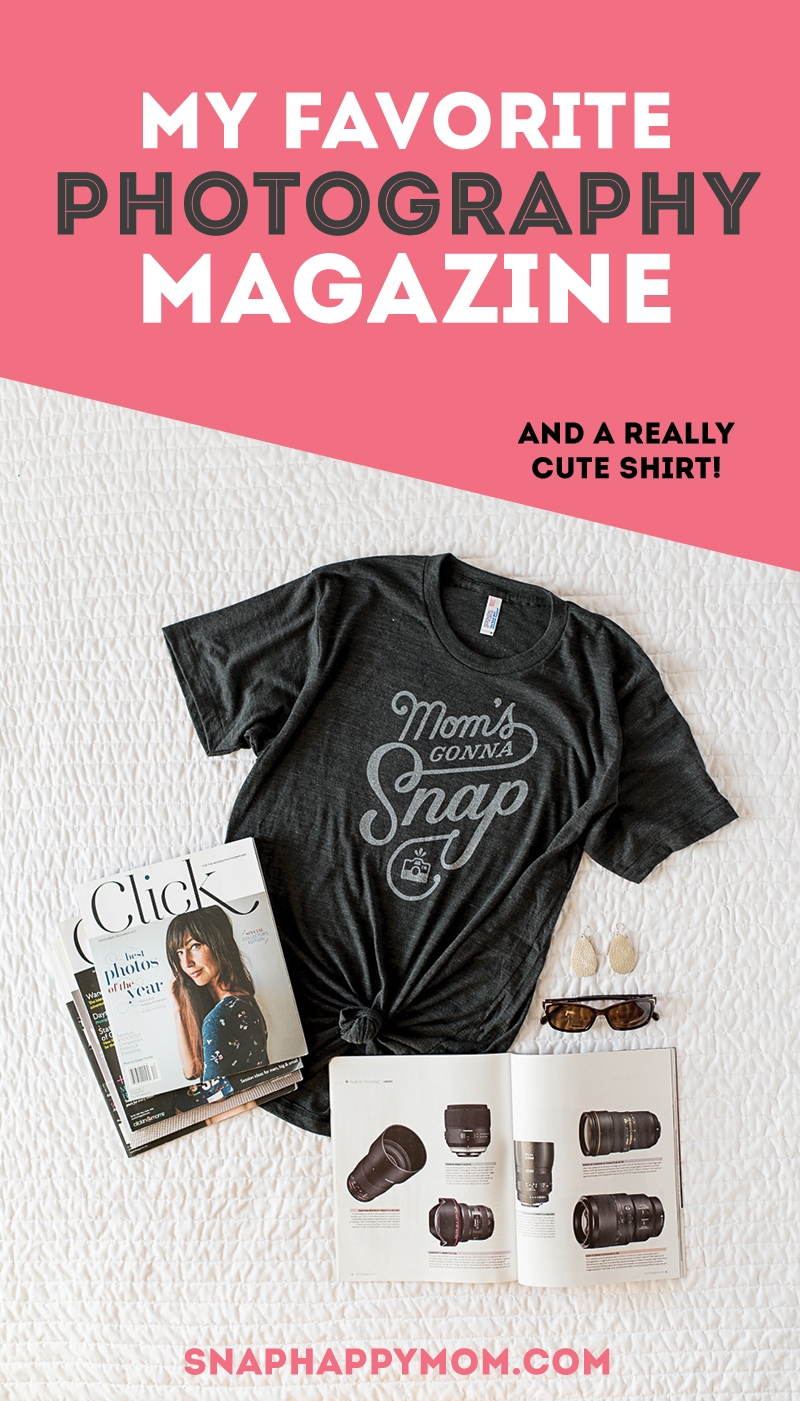 My favorite photography magazine! and a super cute shirt for moms