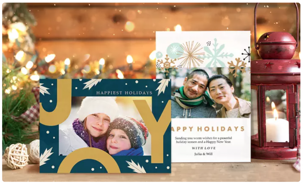 Staples on sale christmas card