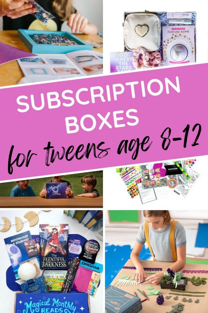 Monthly subscription sale boxes for tweens