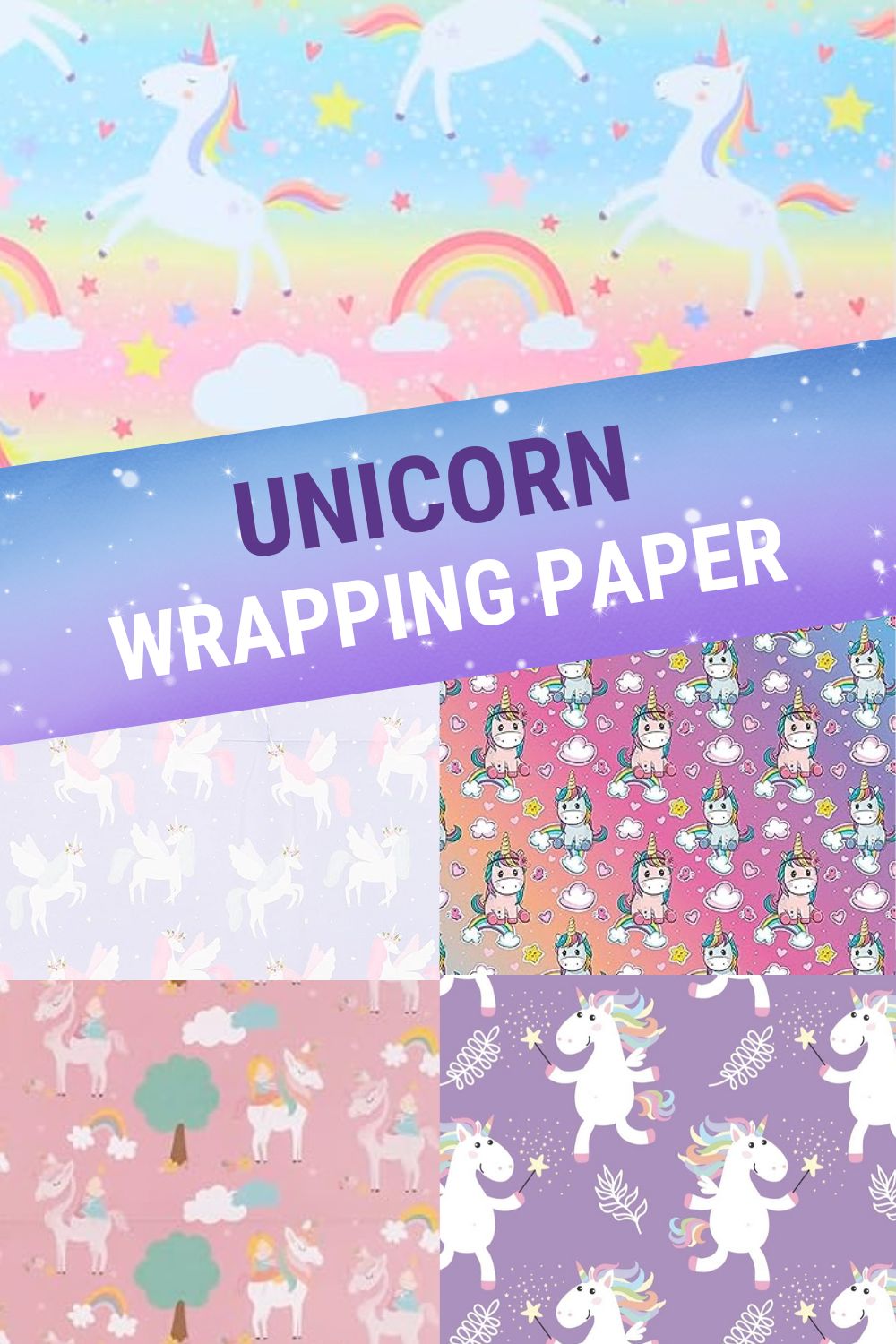 Unicorn Christmas Wrapping Paper for Your UnicornObsessed Kids Snap