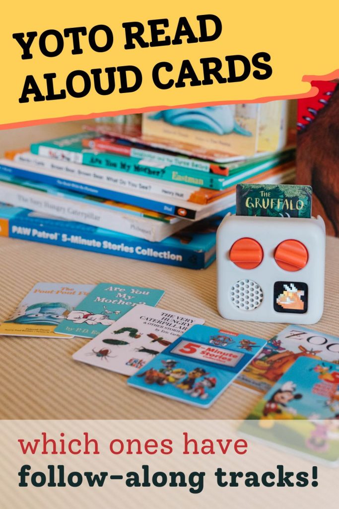 Yoto Cards That Have Matching Read Aloud Books [and which ones have page  turn prompts!] - Snap Happy Mom