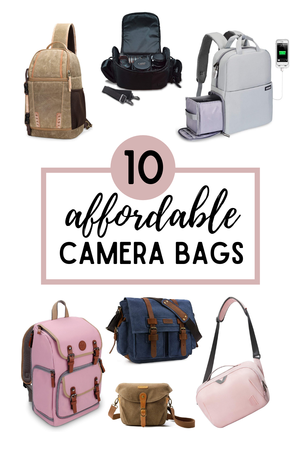 20 Cute, Affordable Camera Bags for Women Snap Happy Mom