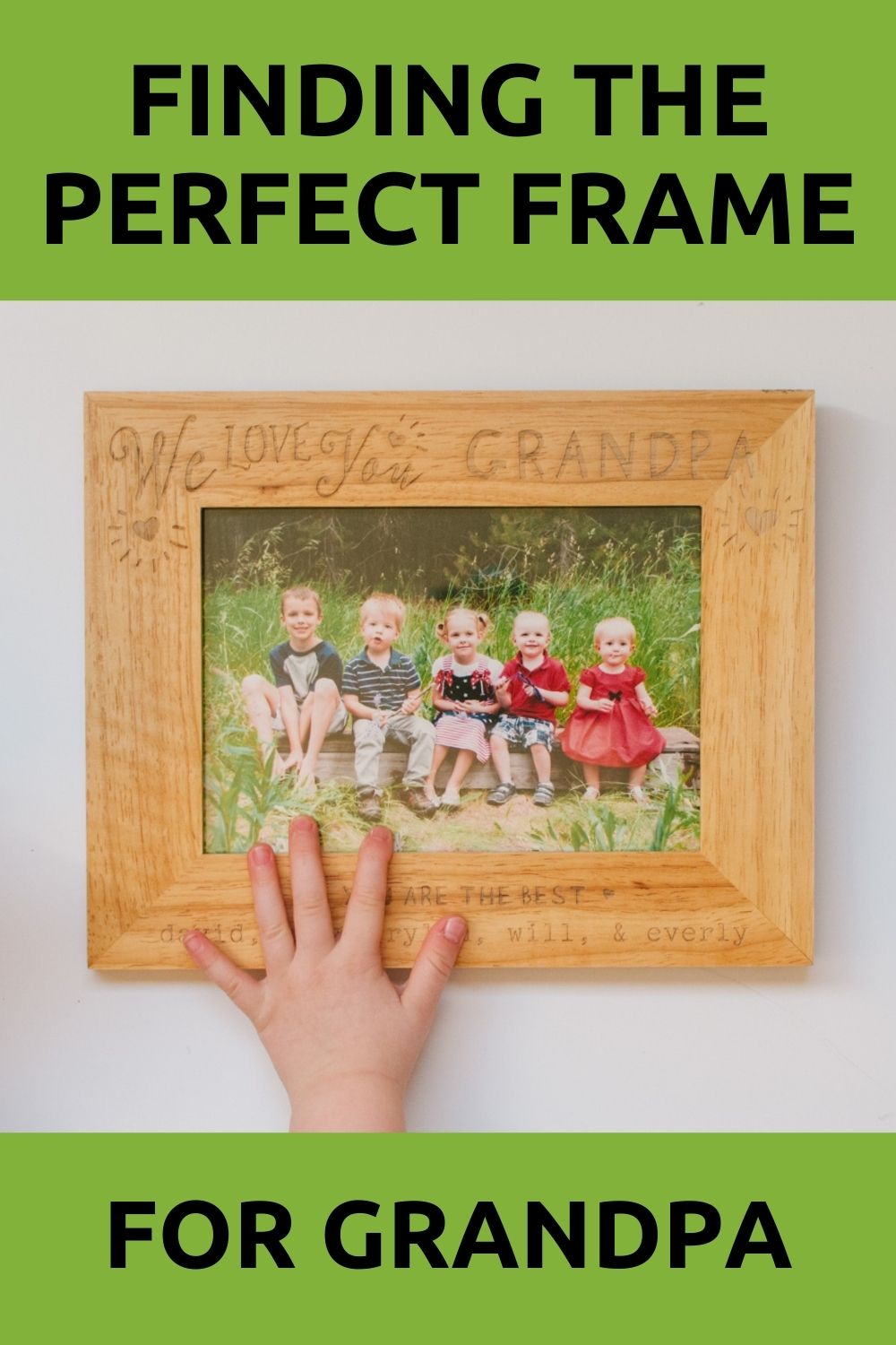 10 Giftable Picture Frames For Grandpa - Snap Happy Mom