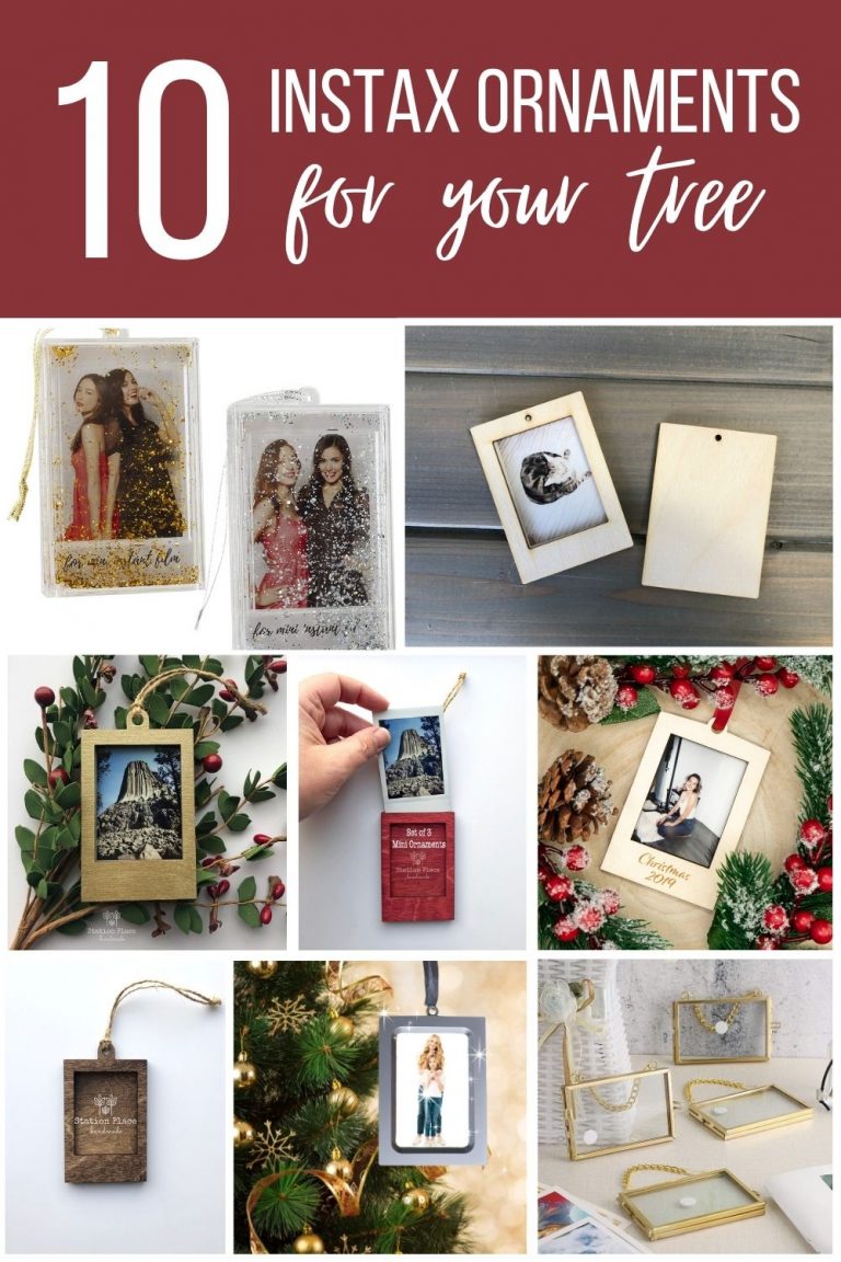 Cute Instax Ornaments To Decorate Your Christmas Tree Snap Happy Mom