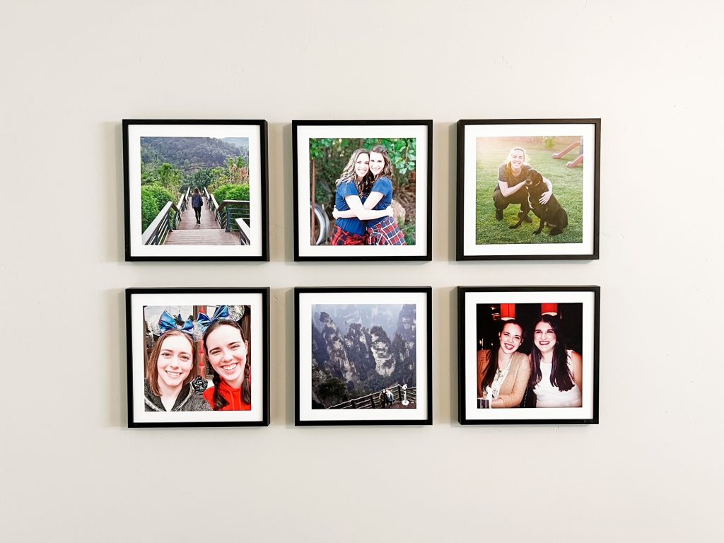 6-Pack 8x8 Custom Photo Prints Mix Tiles, Photo Tiles Not Canvas,  Personalized Photo Board Wall Prints, Collage Wall Art Picture Gifts for  Family and